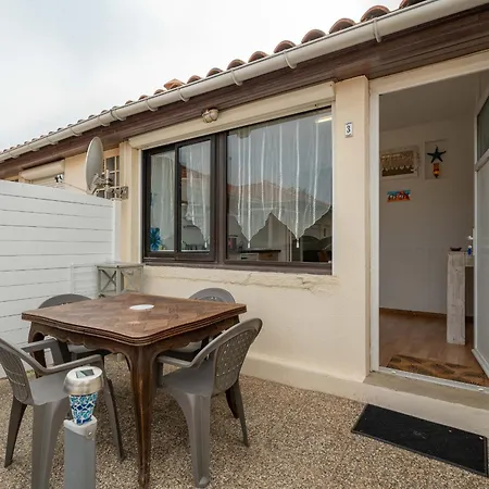 アパート Pour 3 A Plage, A 50m De L'ocean Avec Terrasse Et Parking, Menage Inclus - Fr-1-50-123